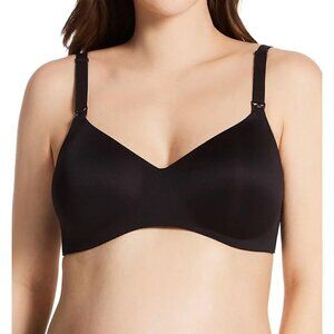 Playtex Maternity Nursing Pure Comfort Flex Fit Wirefree Bra, Black, Medium